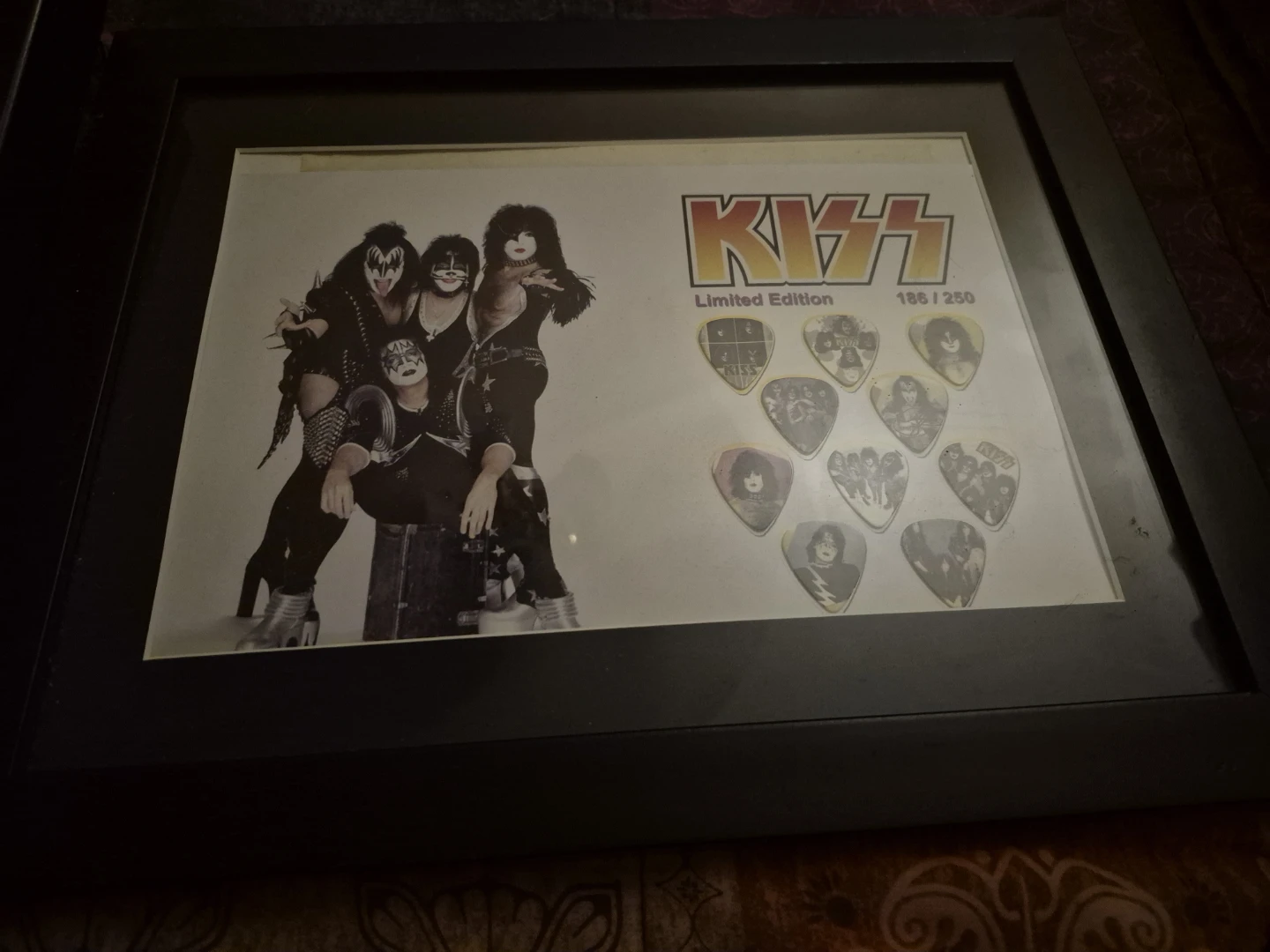 KISS Band Memorabilia Framed Set - photo 3