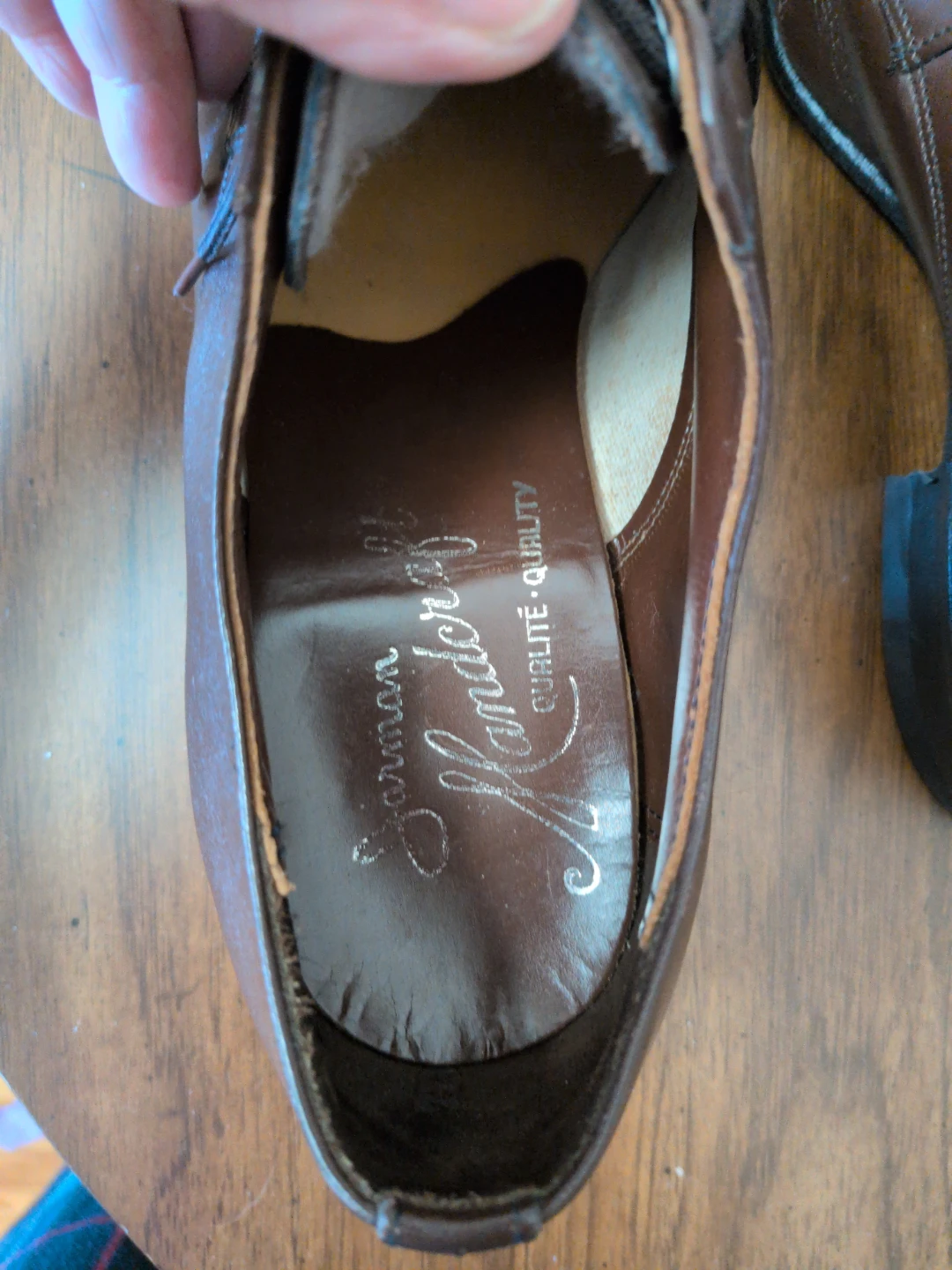 Jarman Handcrafted Brown Leather Shoes - photo 4