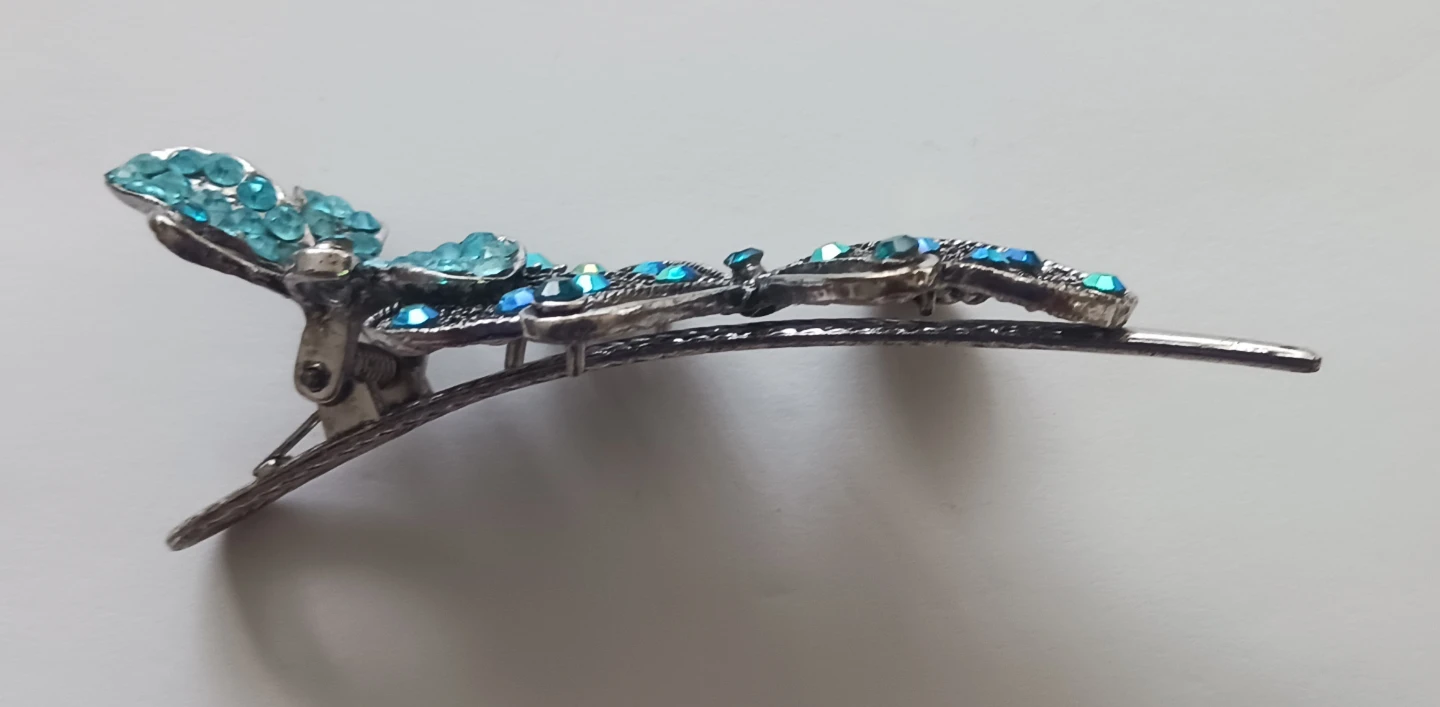 Crystal butterfly hair clip - photo 3