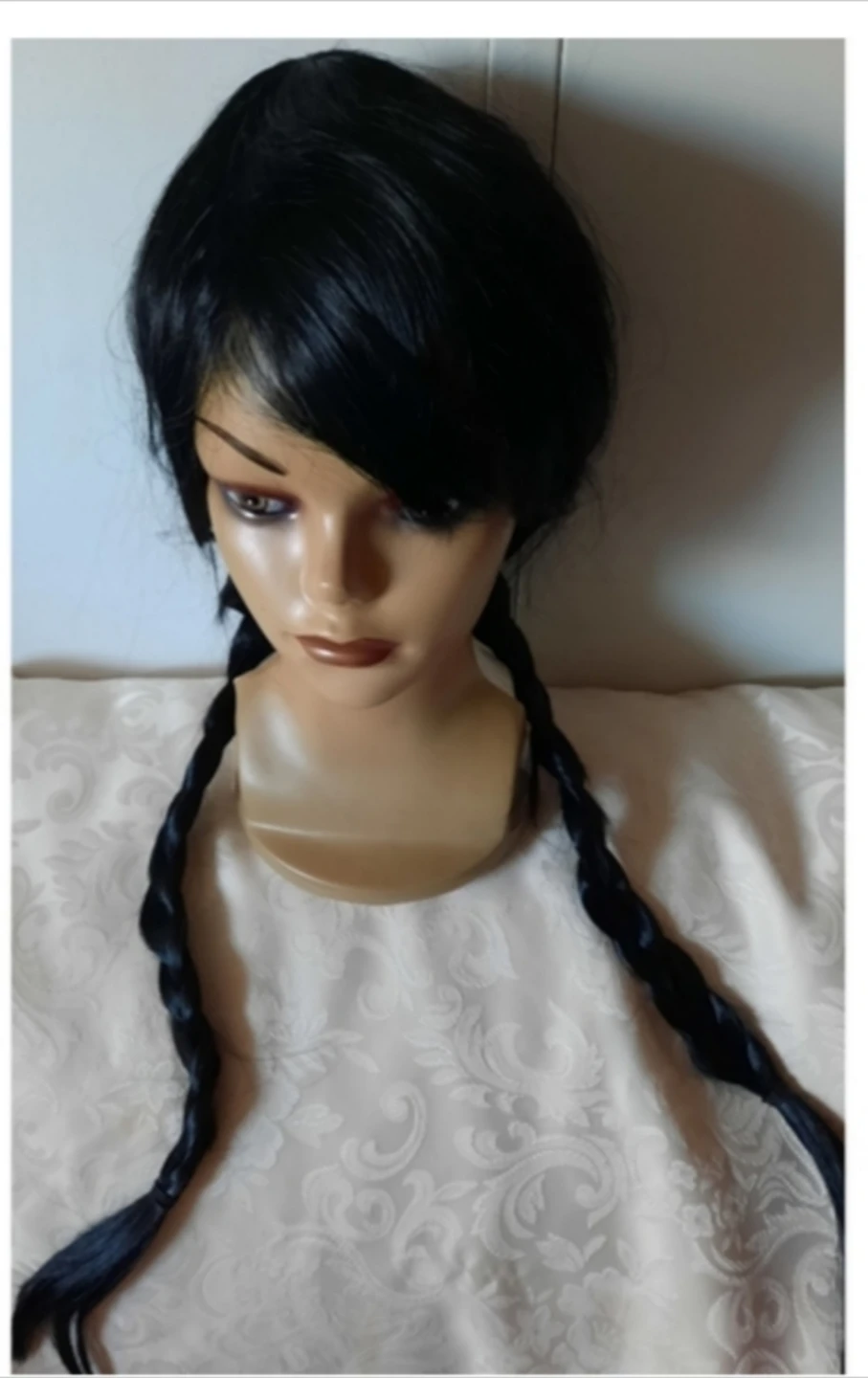 Black Braided Synthetic Wig