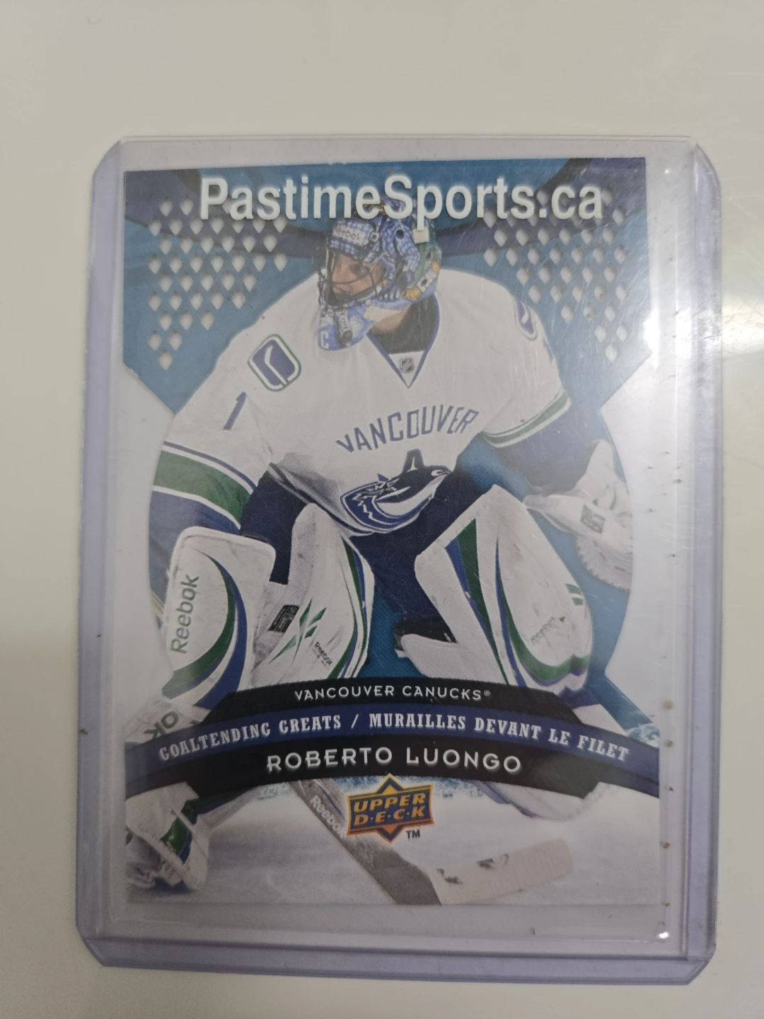 Roberto Luongo Upper Deck Hockey Card