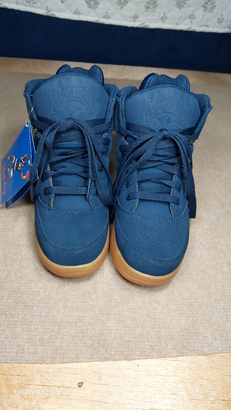 Ewing 33 Hi Basketball Shoes Navy dead stock
