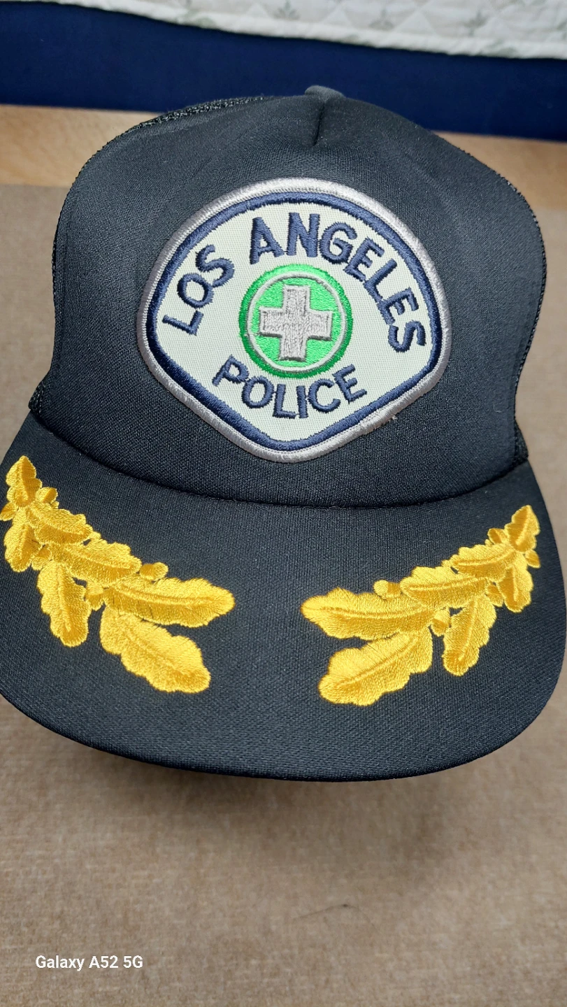 1980s Los Angeles Police Mesh scrambled eggs trucker hat - photo 2