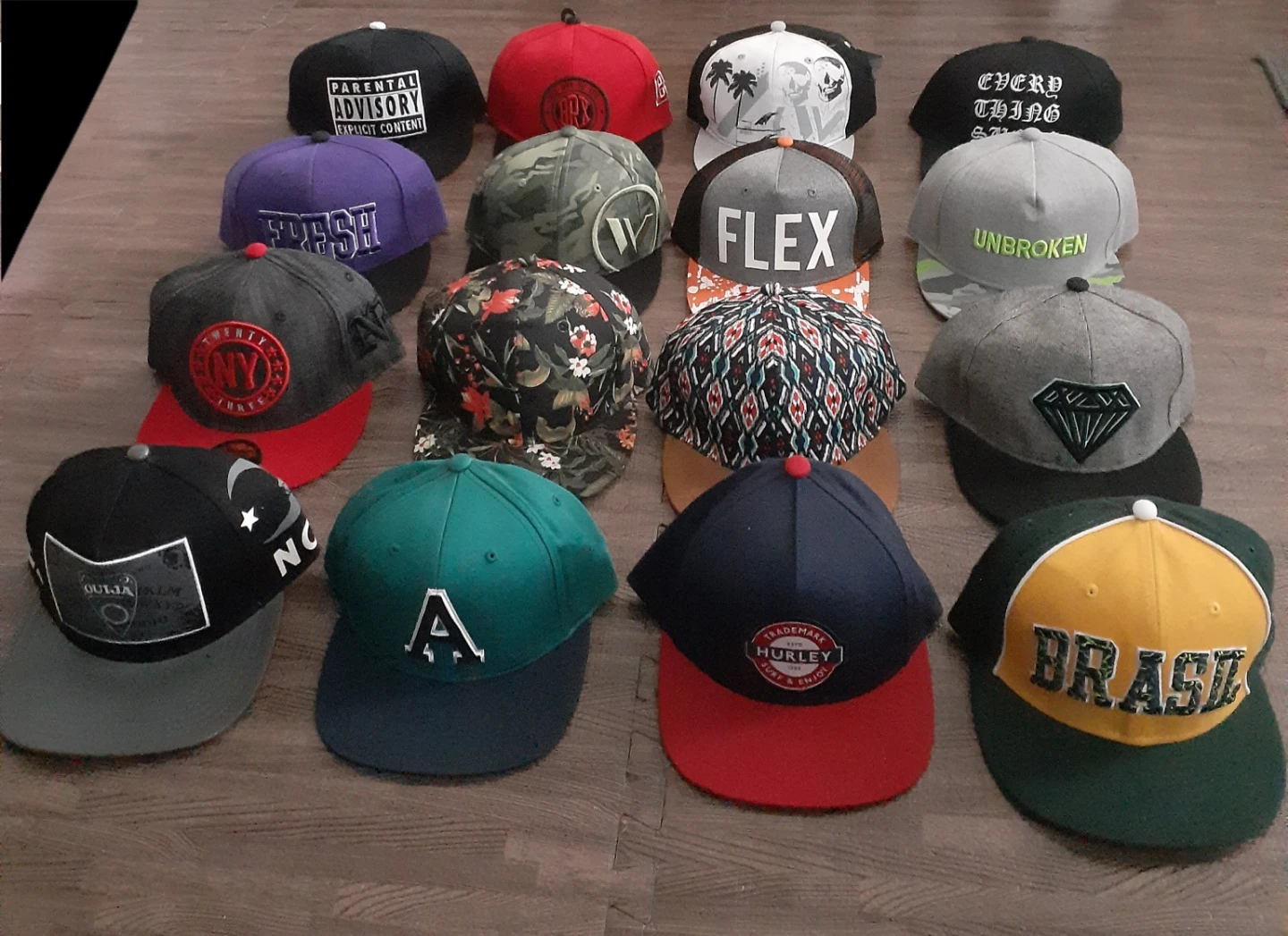 ALL FOR $40 or $5 each BRAND NEW Collection of 16 Snapback Hats