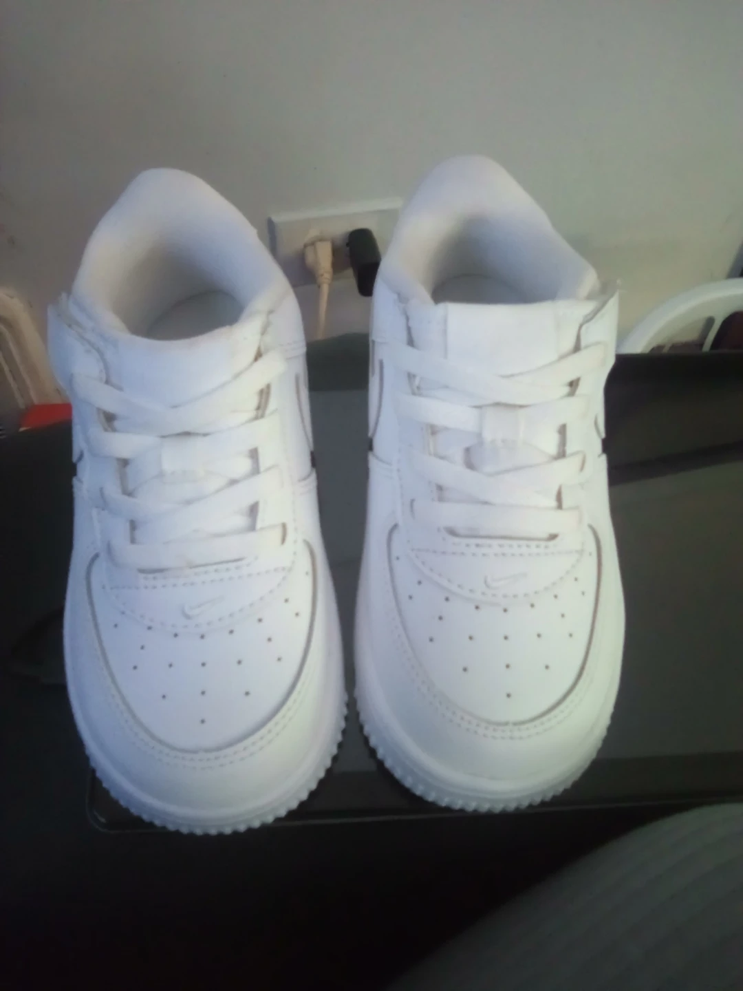 Nike Air Force 1 White Sneakers - photo 2