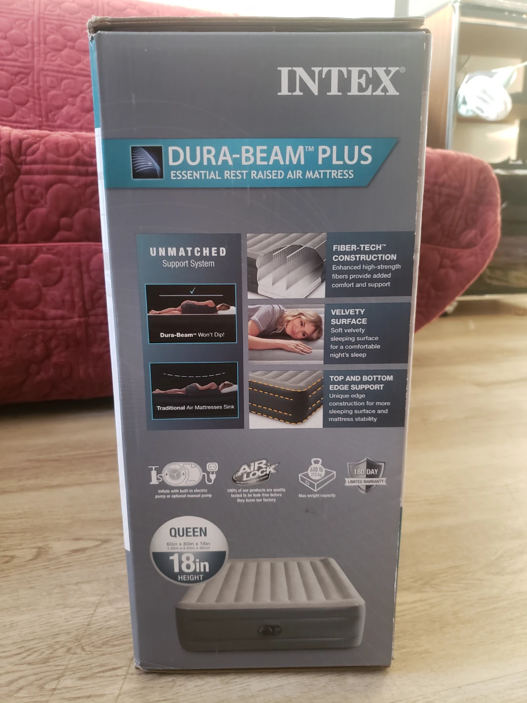 Intex Dura-Beam Plus Queen Air Mattress - photo 2
