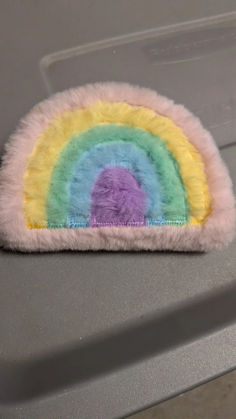 Fuzzy Rainbow Notebook