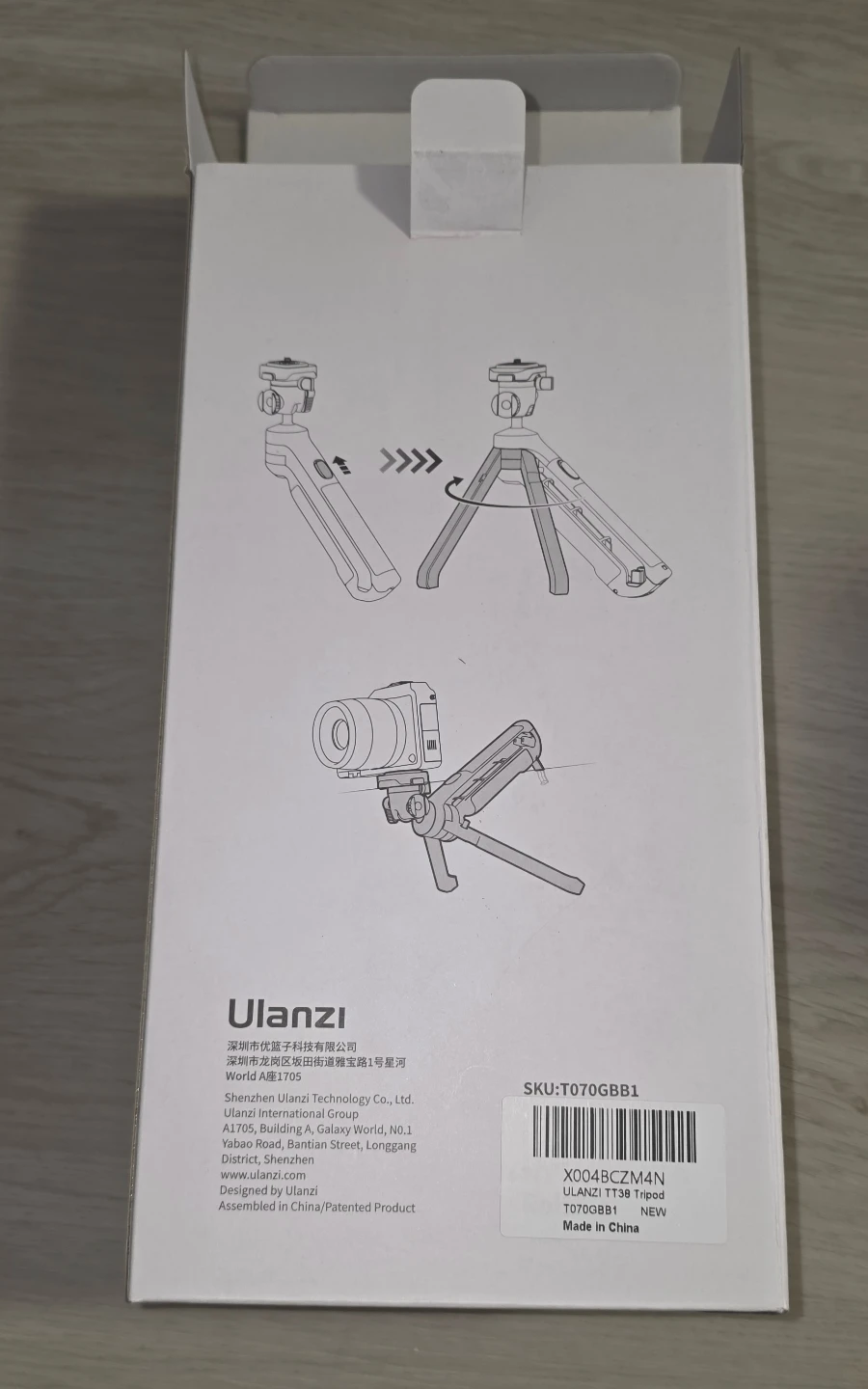 Ulanzi TT38 Tabletop Tripod - photo 2