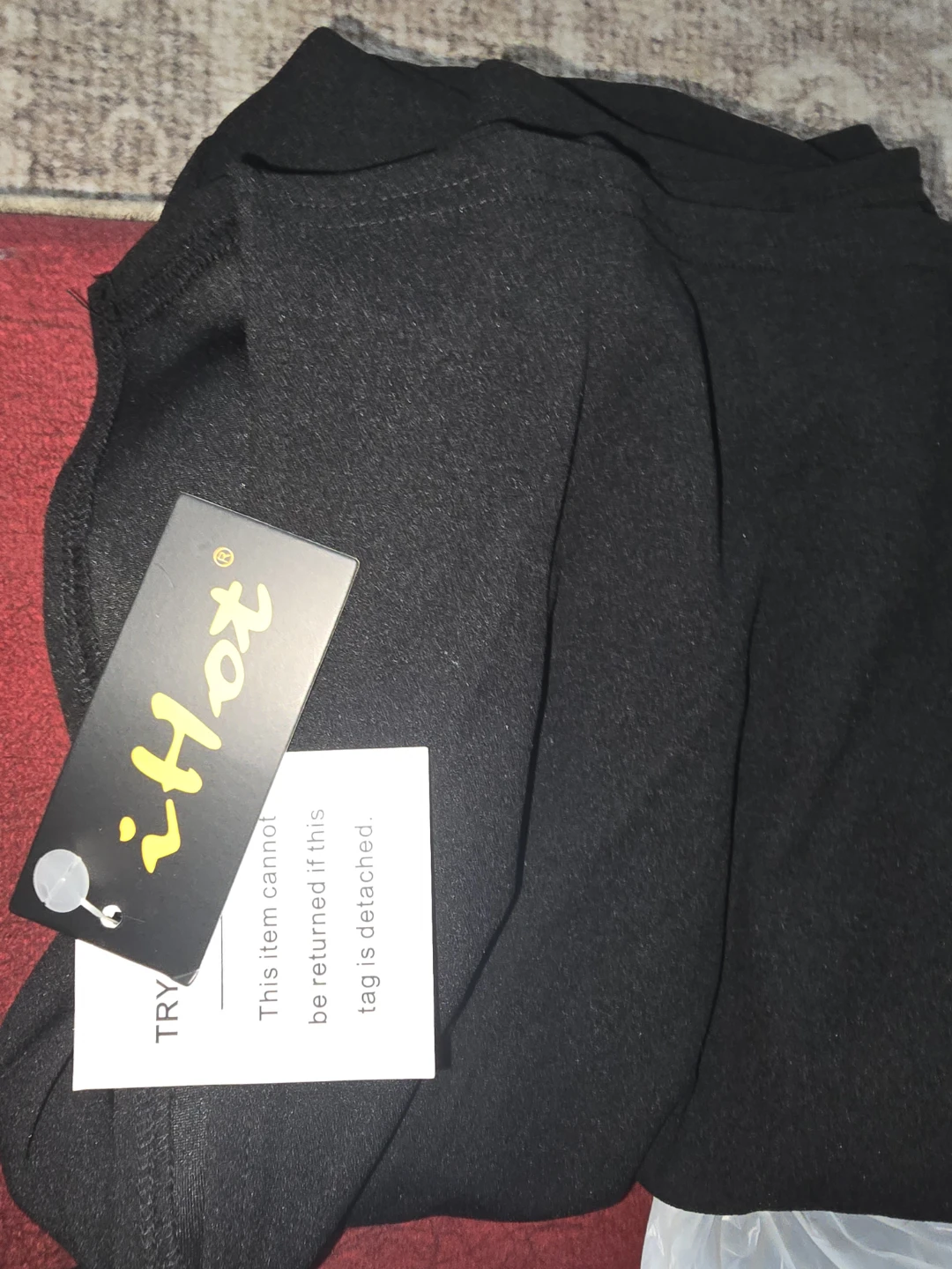 iHot Black Ruched Midi Dress.    Xl - photo 4