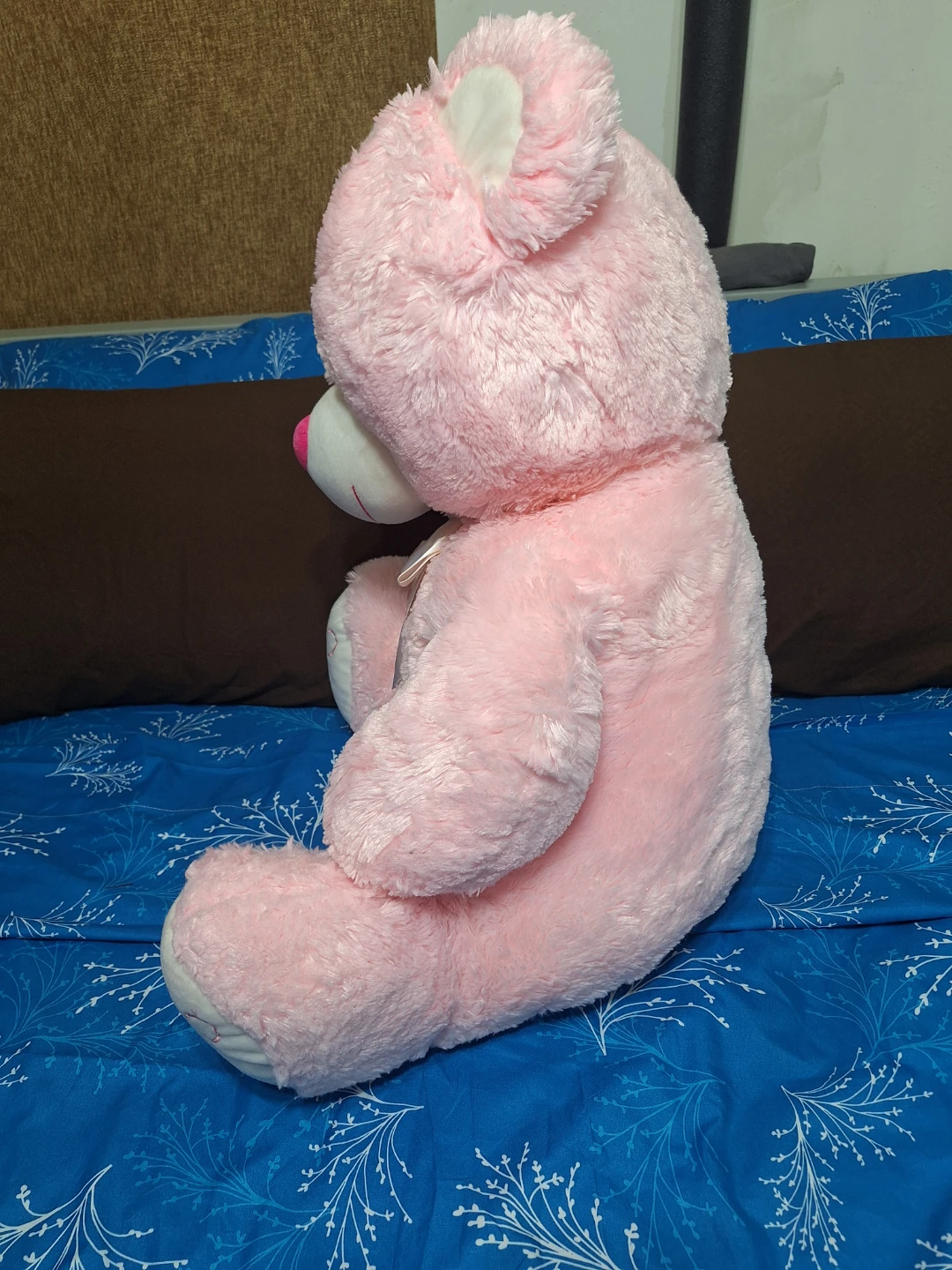 Large Pink Plush Teddy Bear( 10" D x 24" W x 32" H) - photo 2