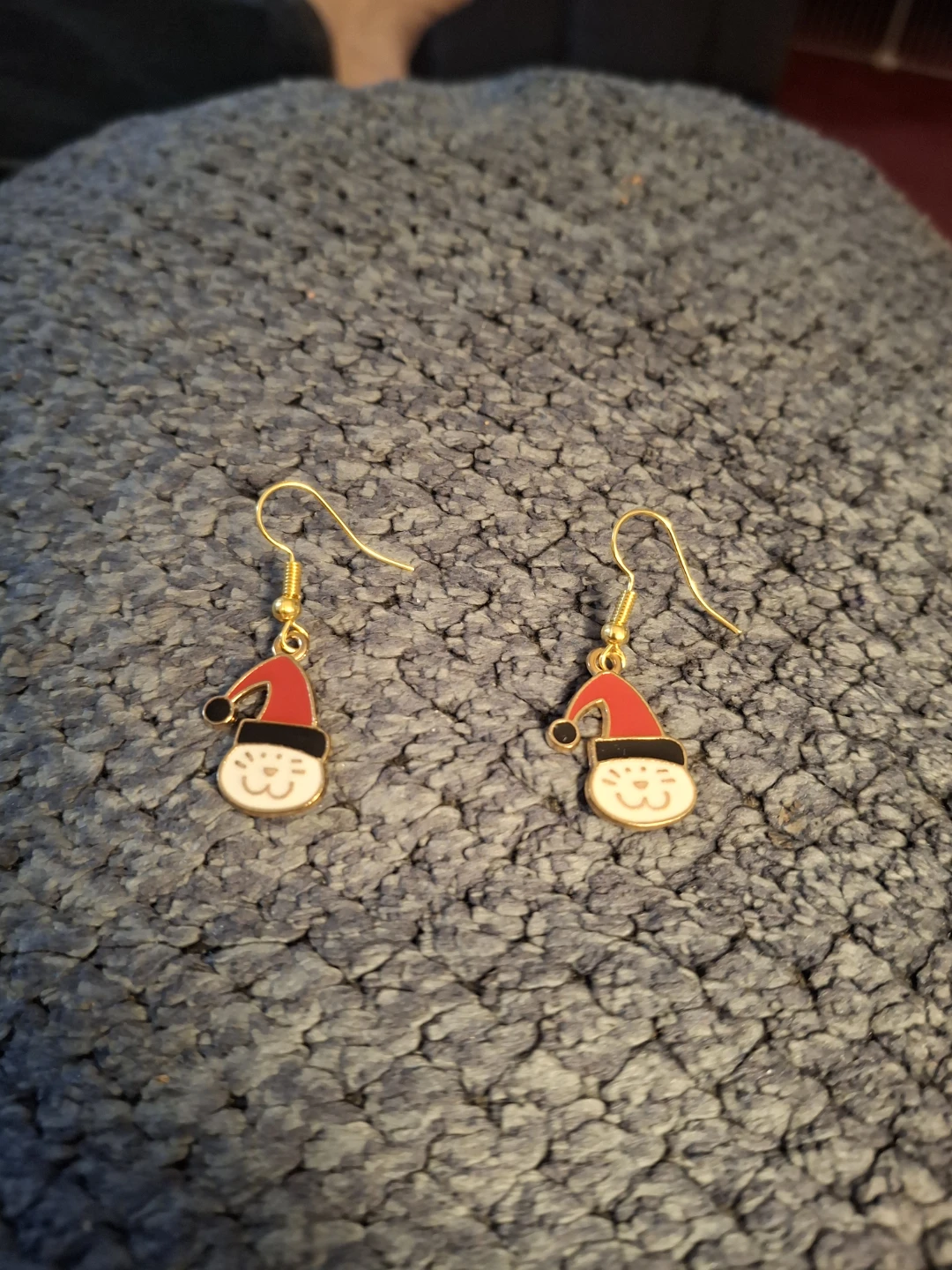 Christmas Cat Earrings