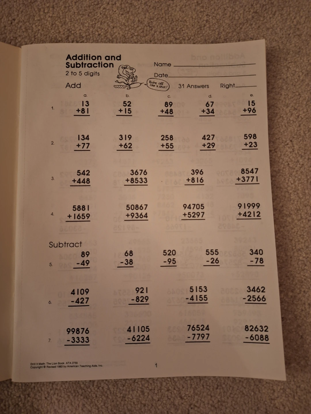 Drill It Math Workbook Ages 9-11 - photo 2