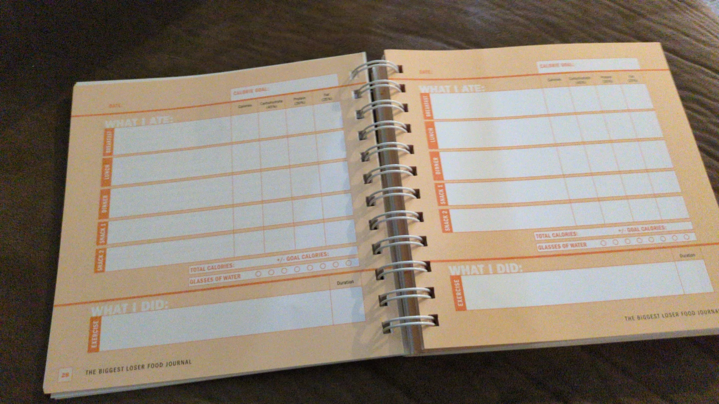 The Biggest Loser Food Journal - photo 2