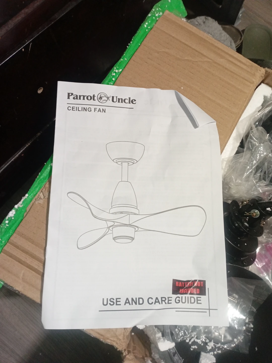 Parrot Uncle Ceiling Fan