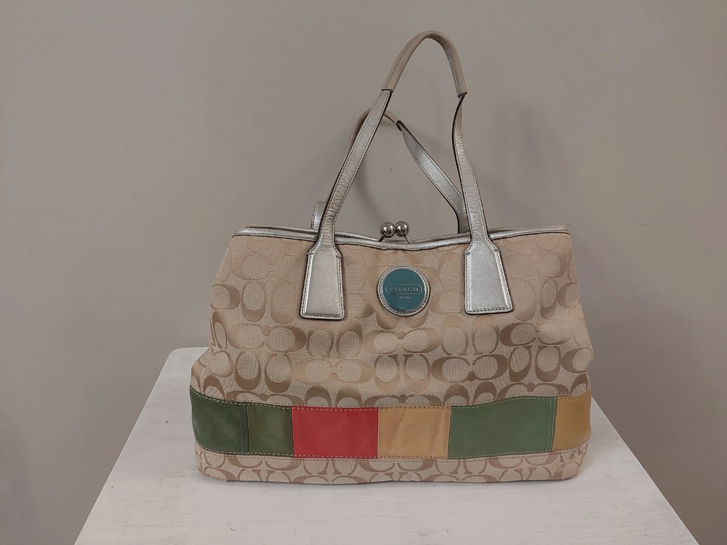 Coach Signature Canvas Tote Bag