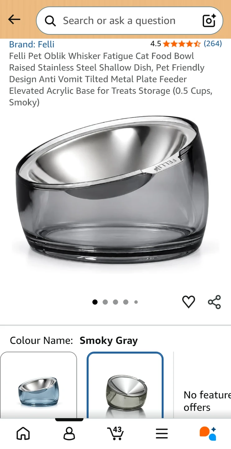 Felli Pet Oblik dog Bowl - photo 3