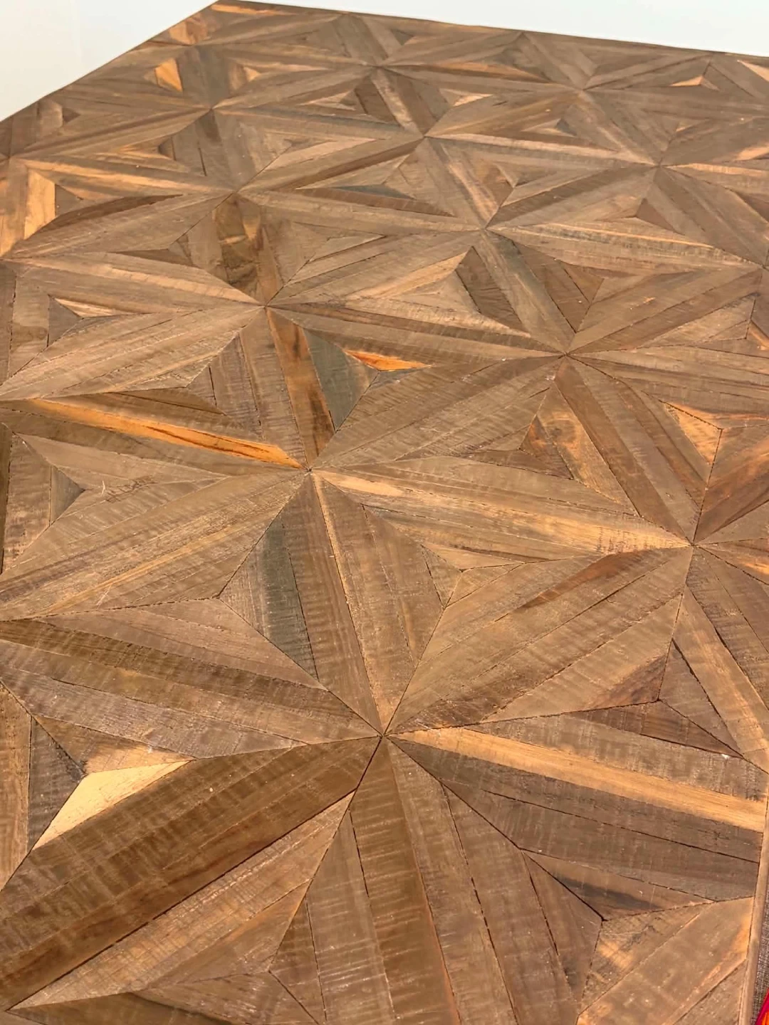 Patterned Wooden Dining Table - photo 2