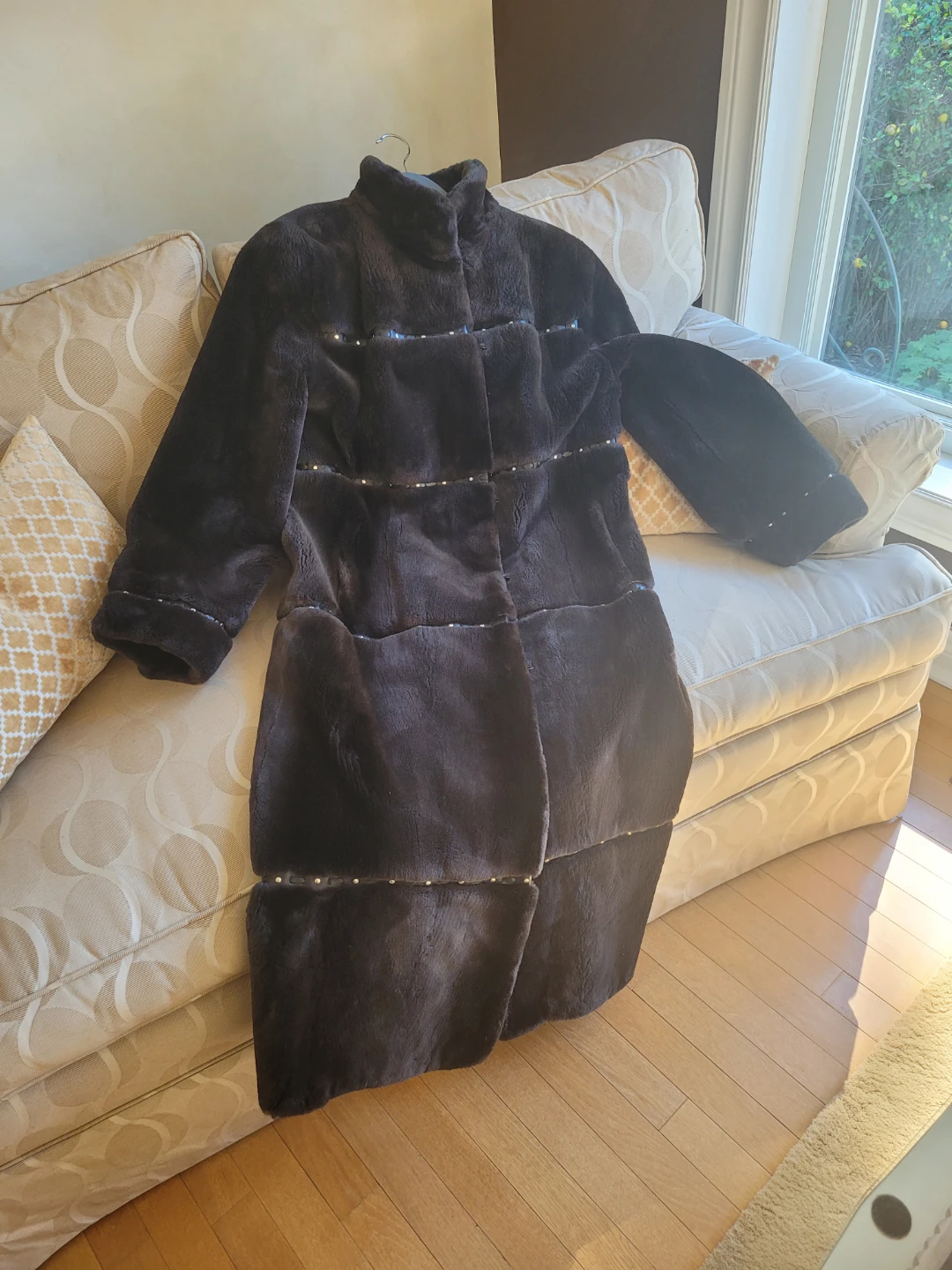 Féraud Paris Sheared Beaver Fur Coat