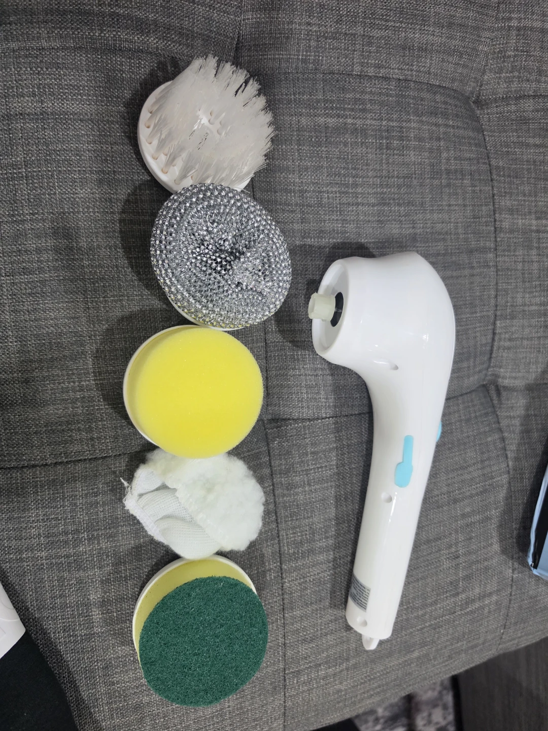 Electric Cleaning Brush with 5 Attachments - photo 2