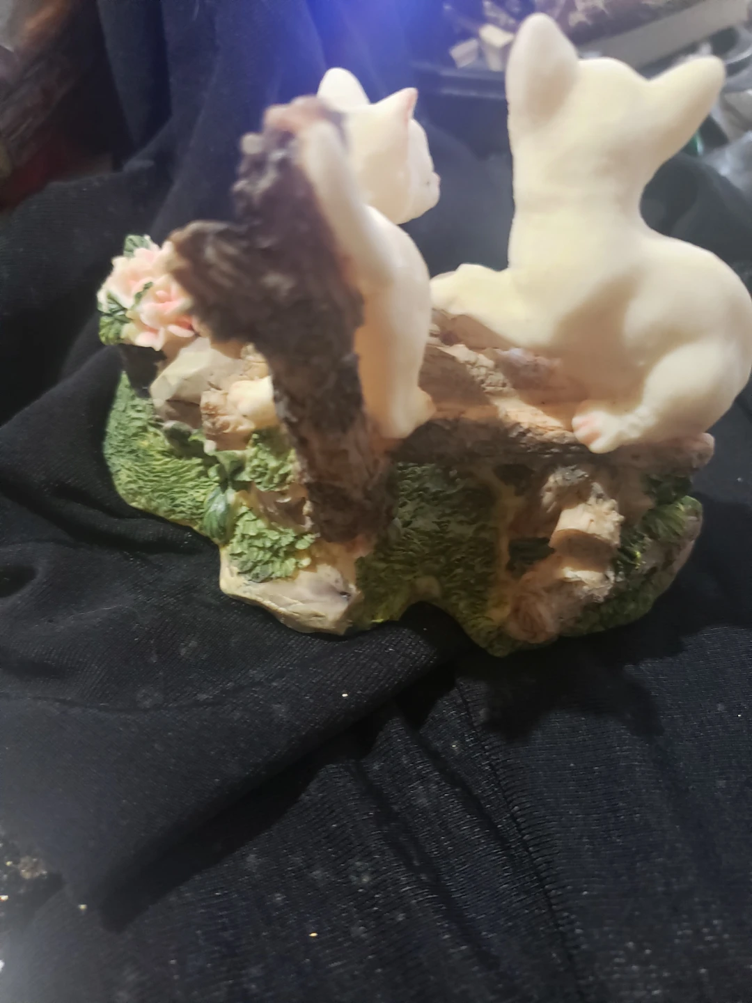 Two Kitten Decorative Figurine - photo 2