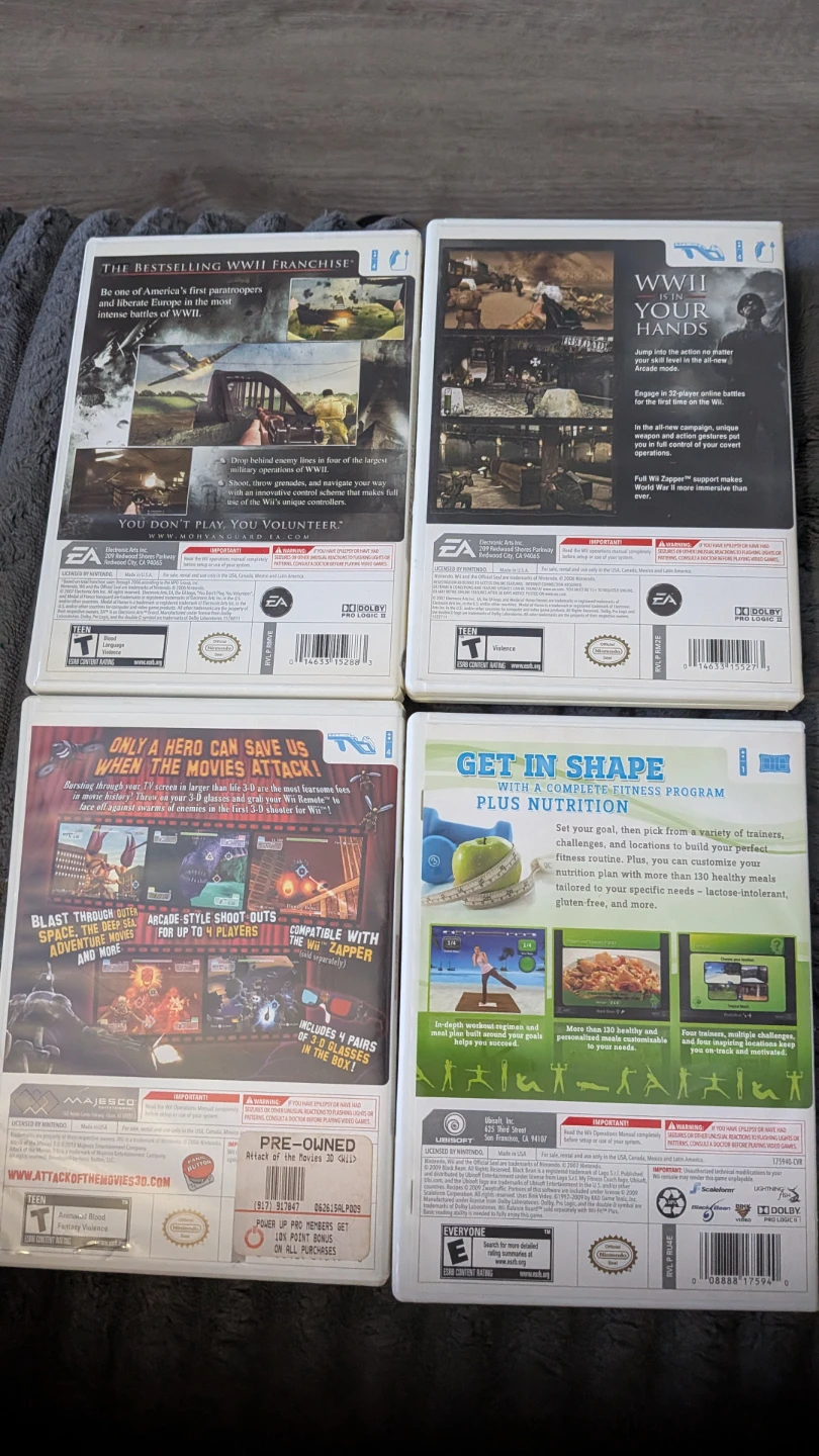 Set of 4 Nintendo Wii Games - photo 3