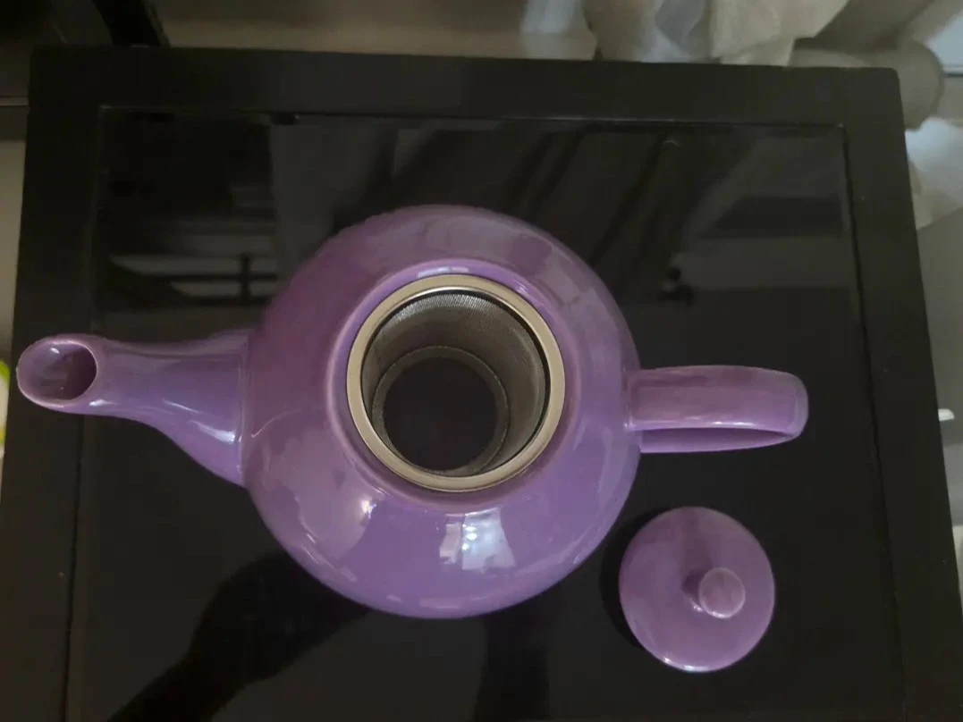 Lavender Ceramic Teapot with Infuser - photo 5