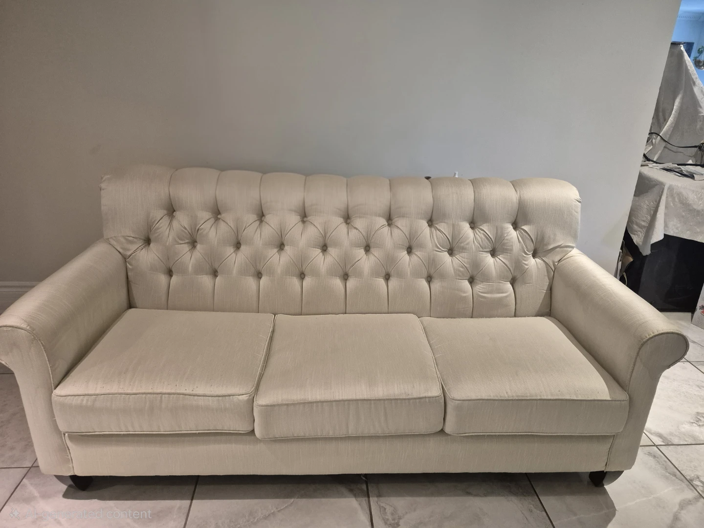 Asheley Tufted Sofa - photo 3