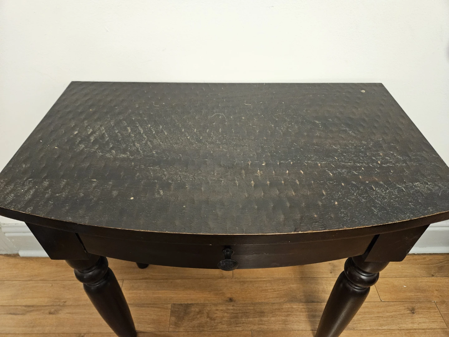 Wood Side table with drawer - photo 3