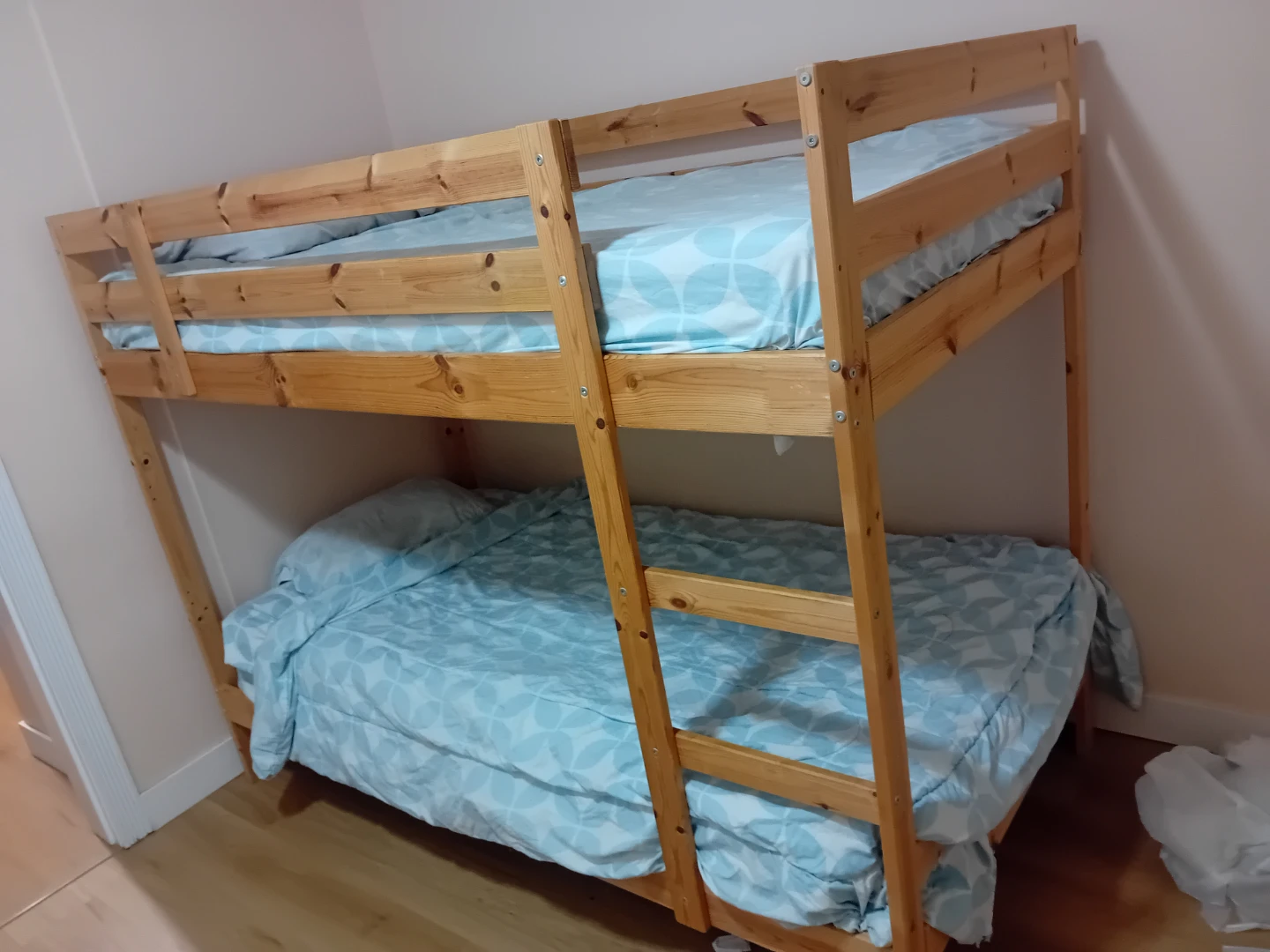 Solid Wood Twin Bunk Bed