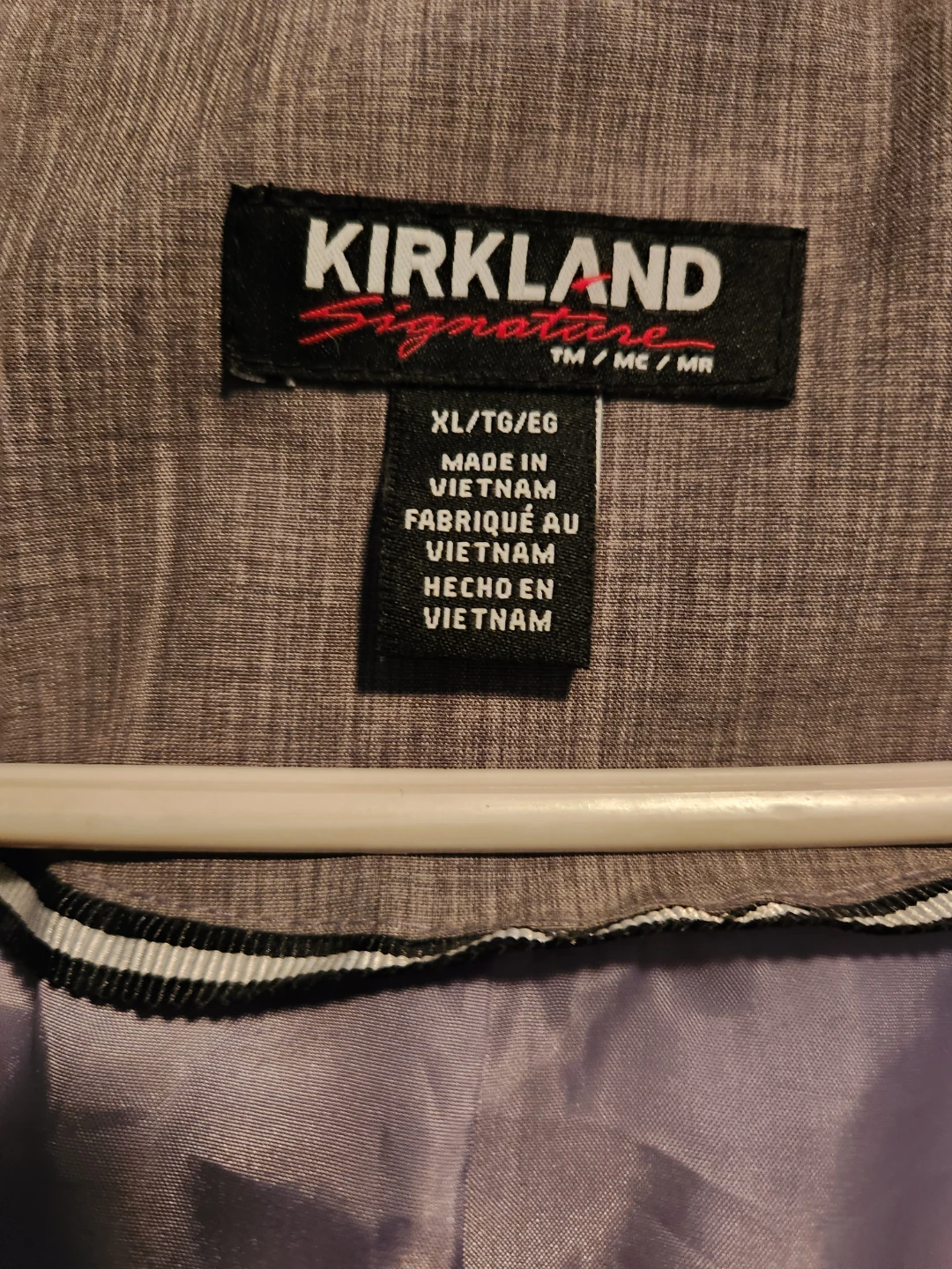 Kirkland Signature Women's Rain Jacket - Grey - Size XL - photo 3