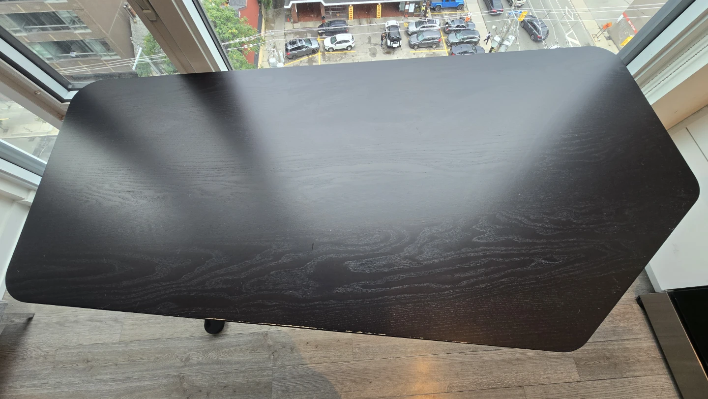 IKEA Bekant Black Sit-Stand Desk - photo 2