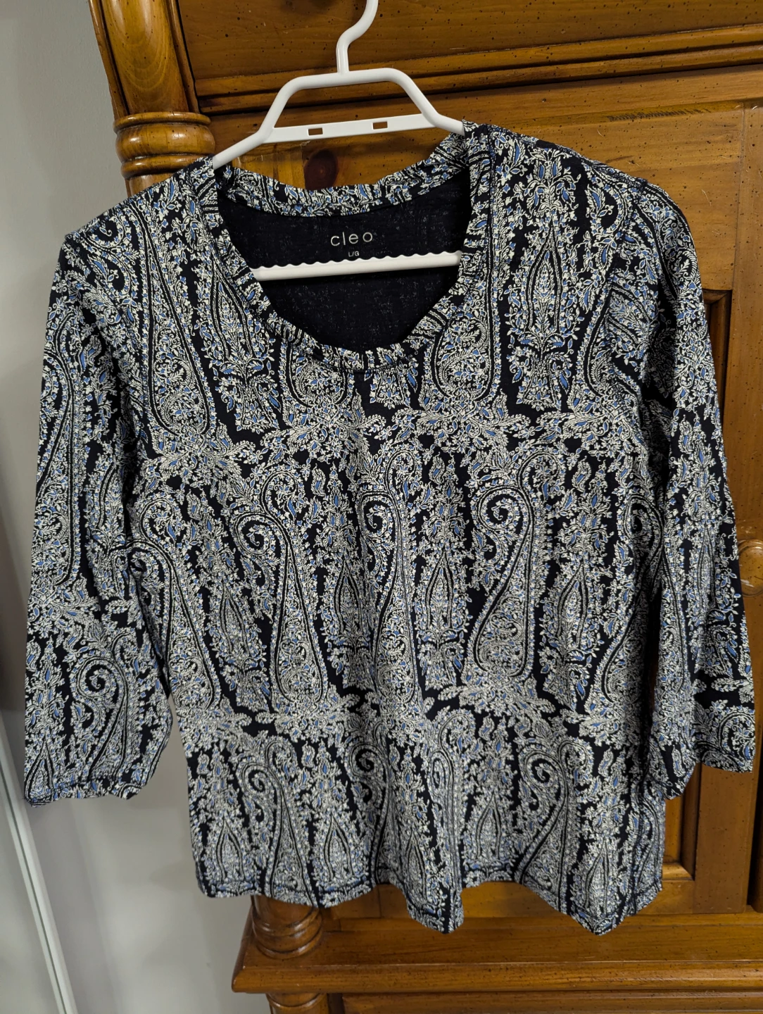 Cleo Paisley Print Top