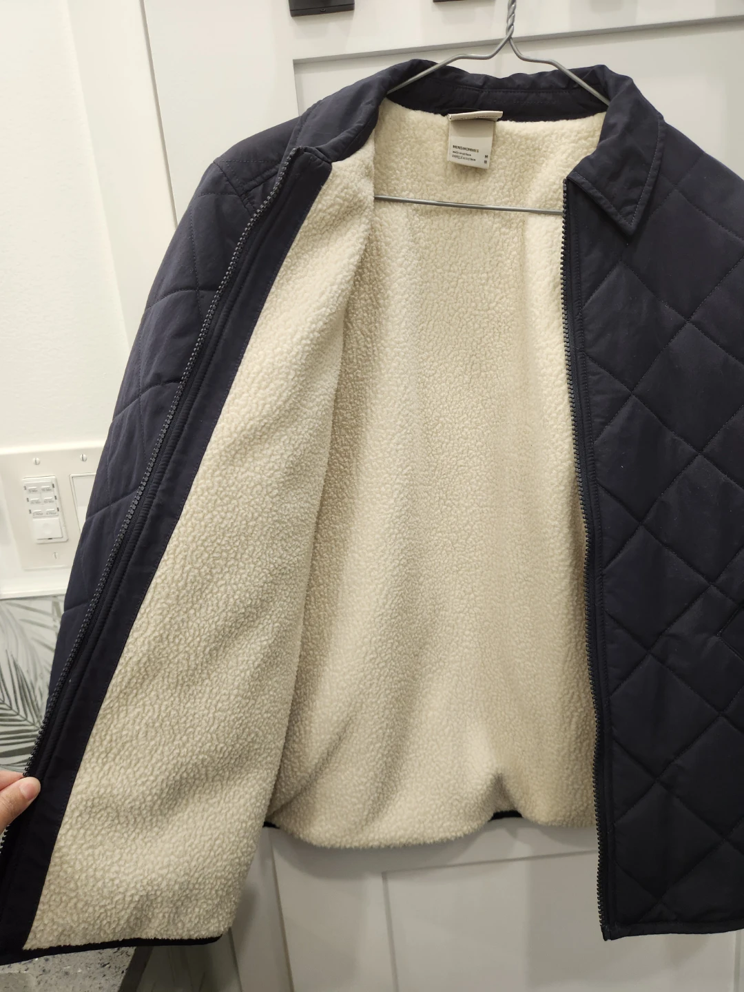 The North Face Quilted Sherpa Jacket Navy - photo 4