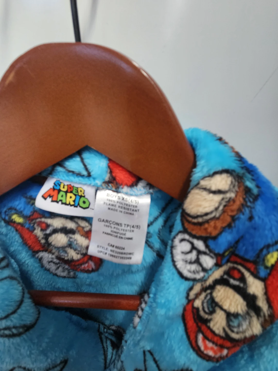 Super Mario Kids Bathrobe Size XS (4/5) - photo 2