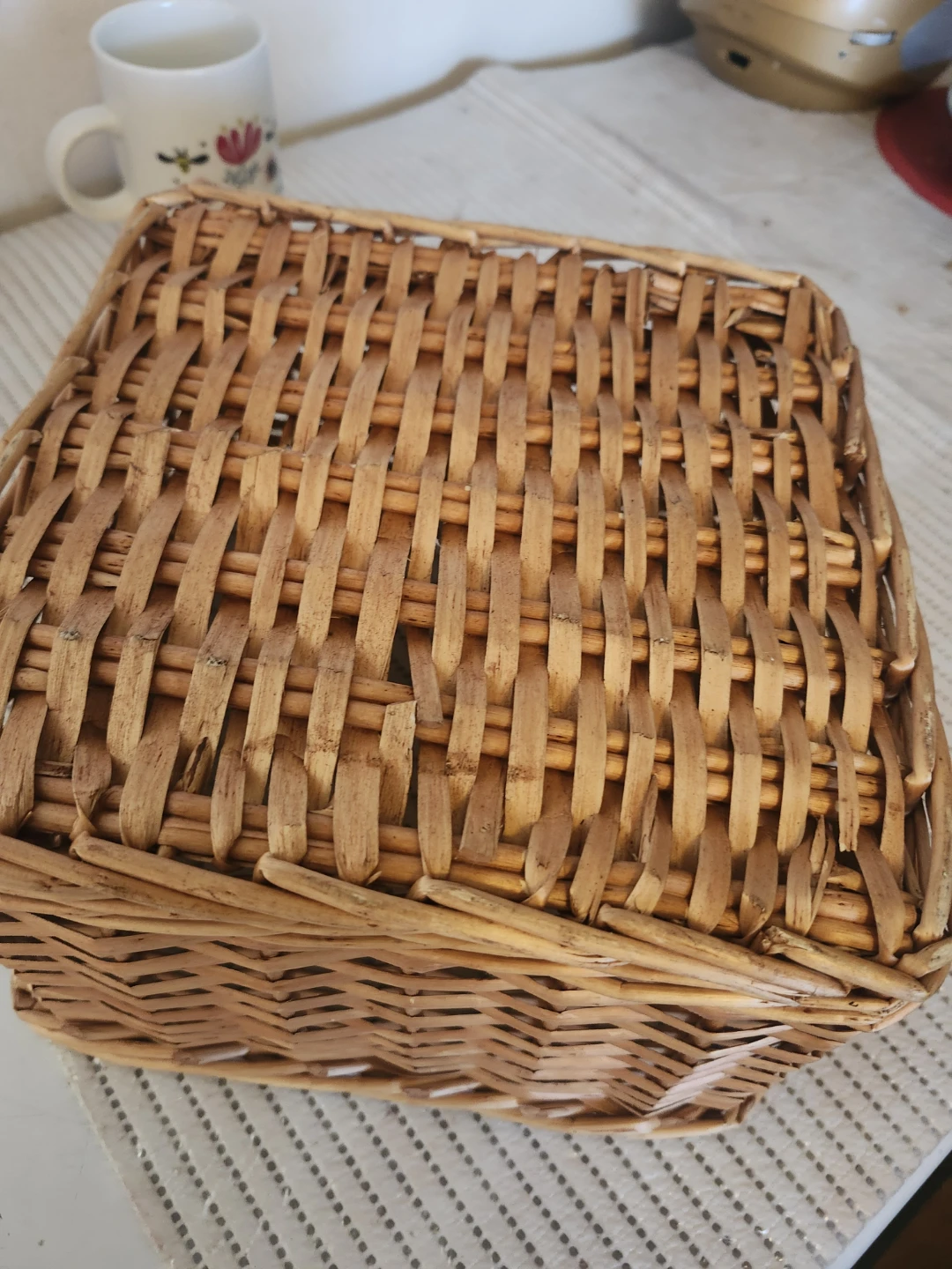 Woven Wicker Storage Basket - photo 2