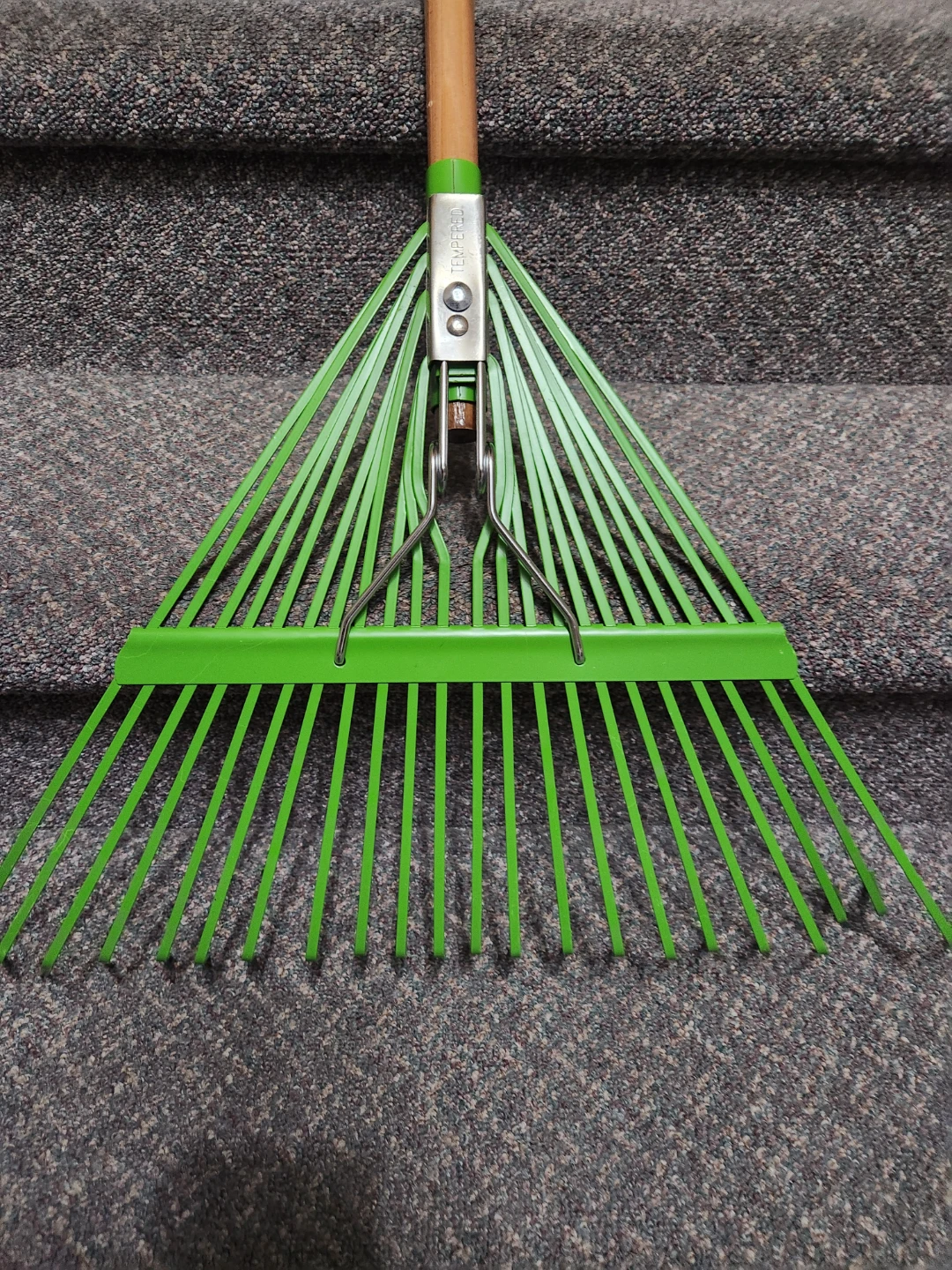 Tempered Steel Leaf Rake - photo 2