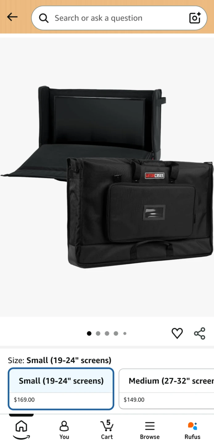 Gator Cases Transport Bag for 19-24" Screens - photo 3