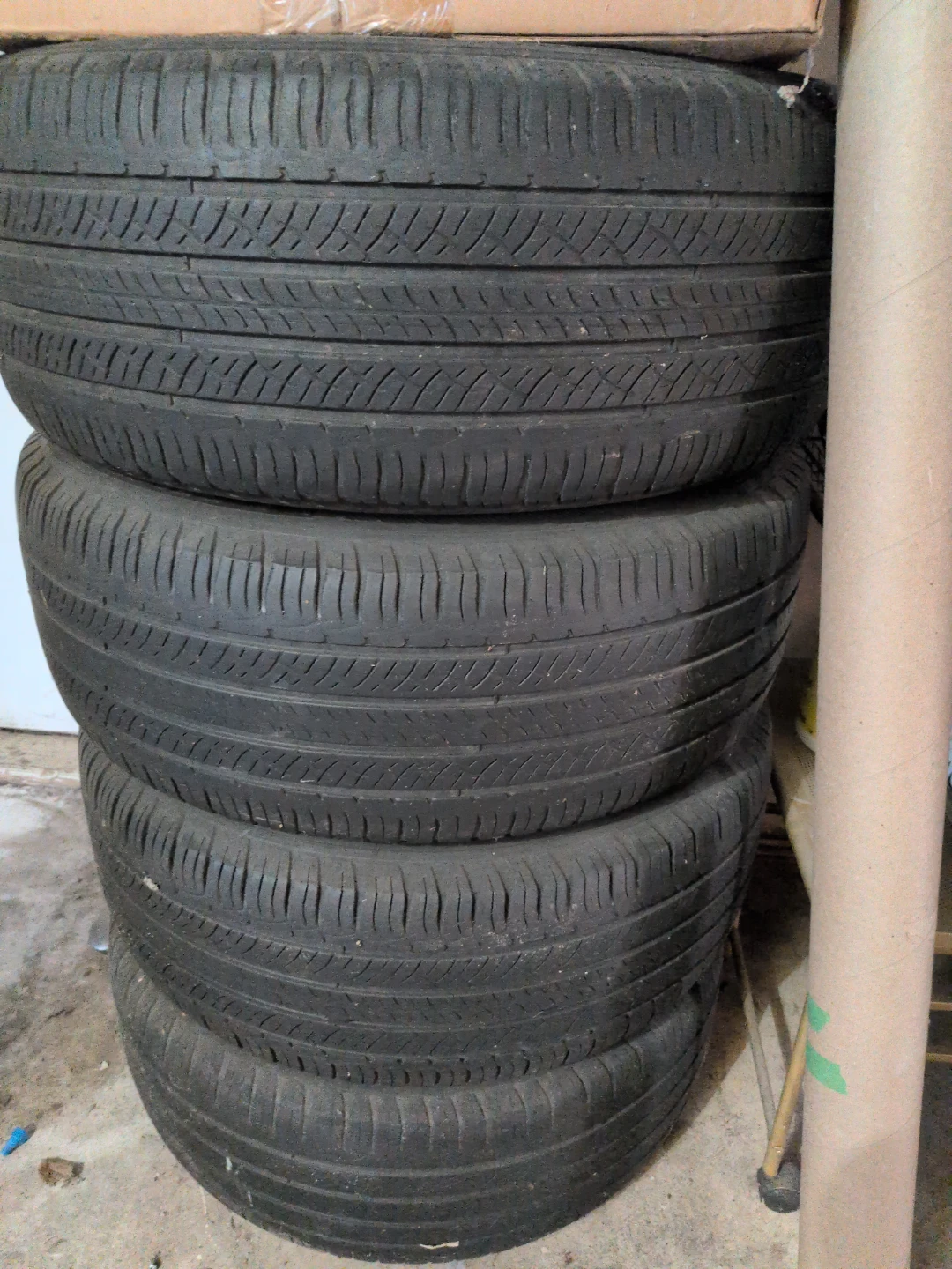 Set of 4 Mercedes-Benz Alloy Wheels with Tires