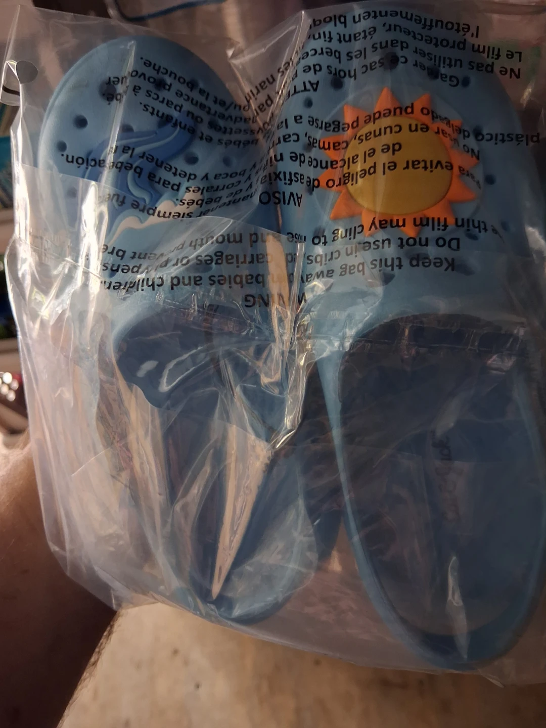 Cat & Jack Kids Blue Sun Sandals Size 2