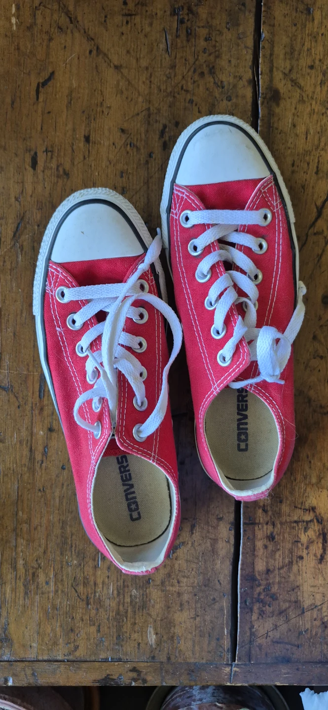 Red Converse All Star Sneakers