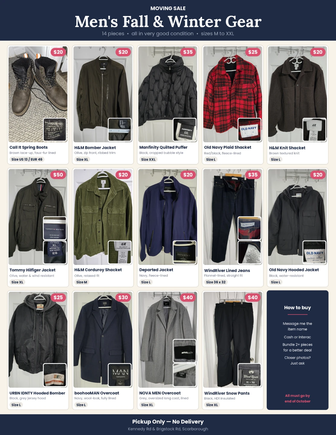 Men's Fall and Winter Gear