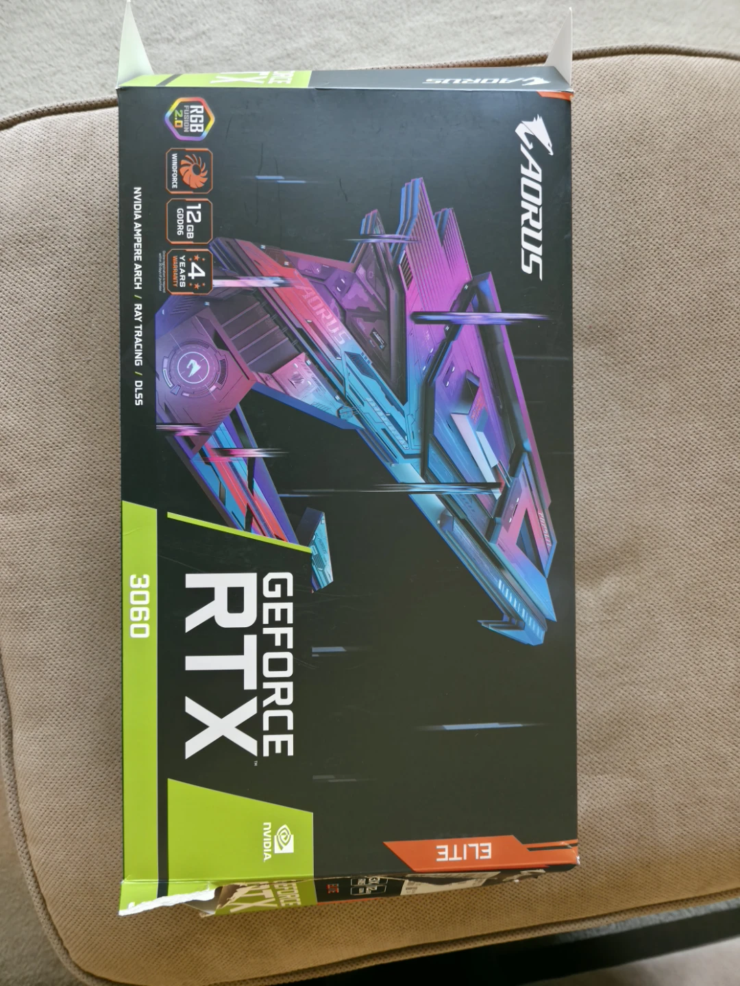 Gigabyte AORUS GeForce RTX 3060 Elite 12GB GPU – Great Condition