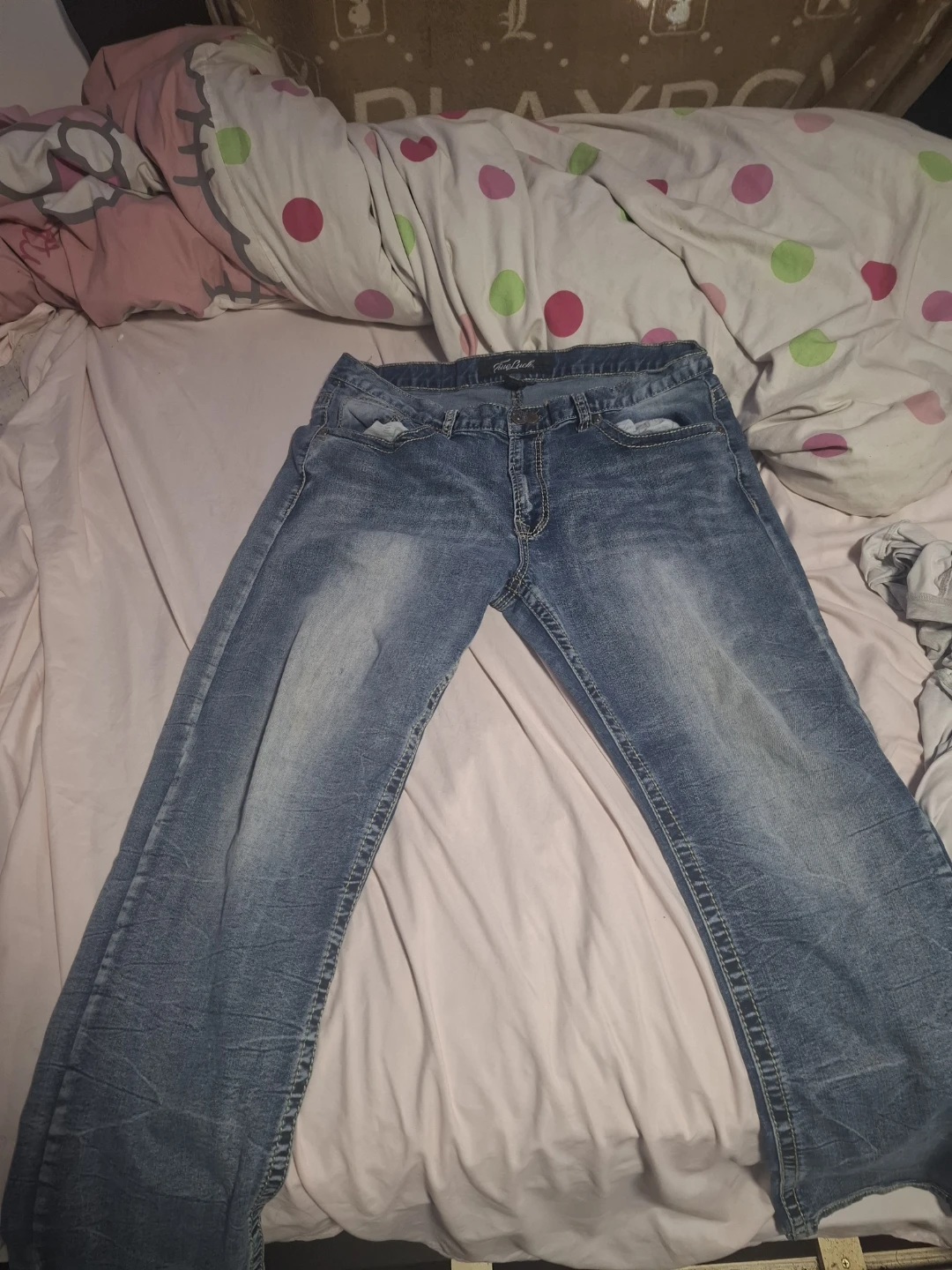 True Luck Blue Denim Jeans - photo 2