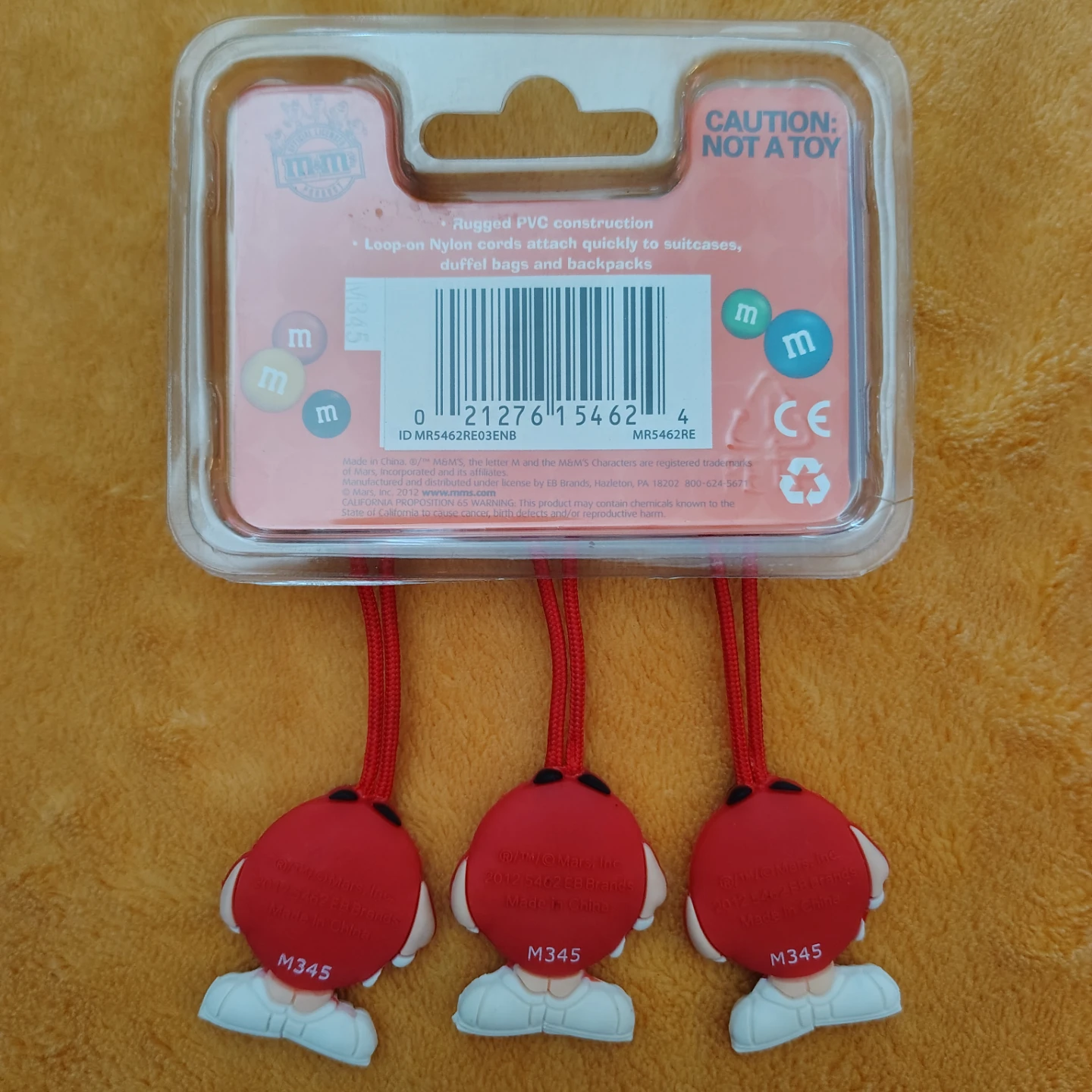 M&M's Zipper Pulls Set of 3 - photo 2