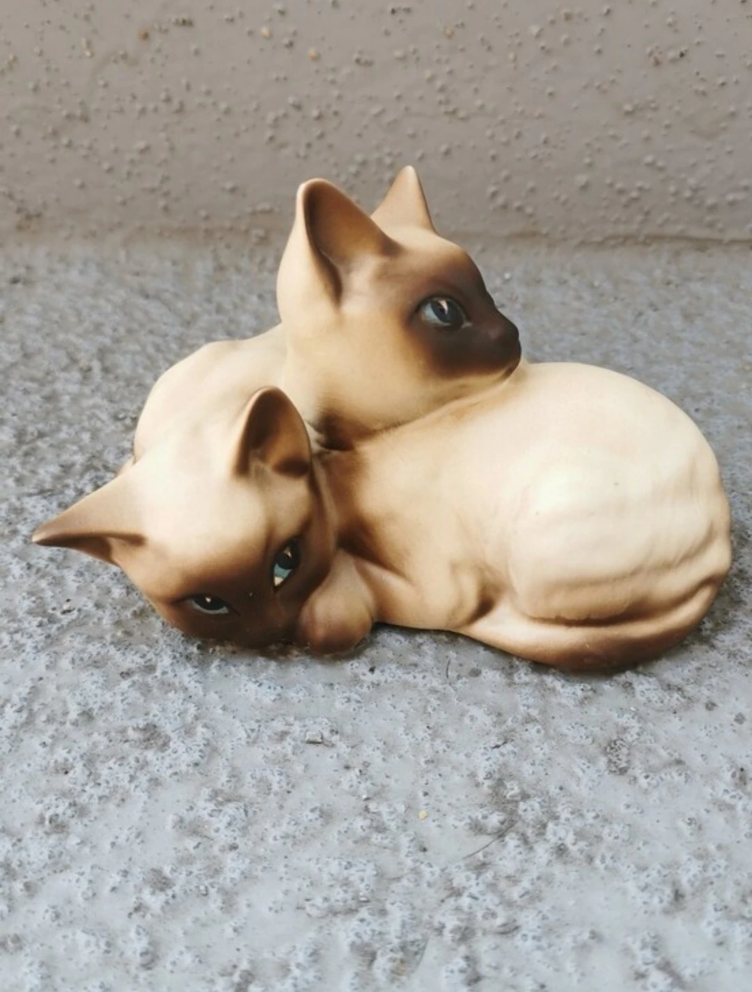 Vintage Beswick England #1296 Twin Siamese Kittens Figurine - photo 3