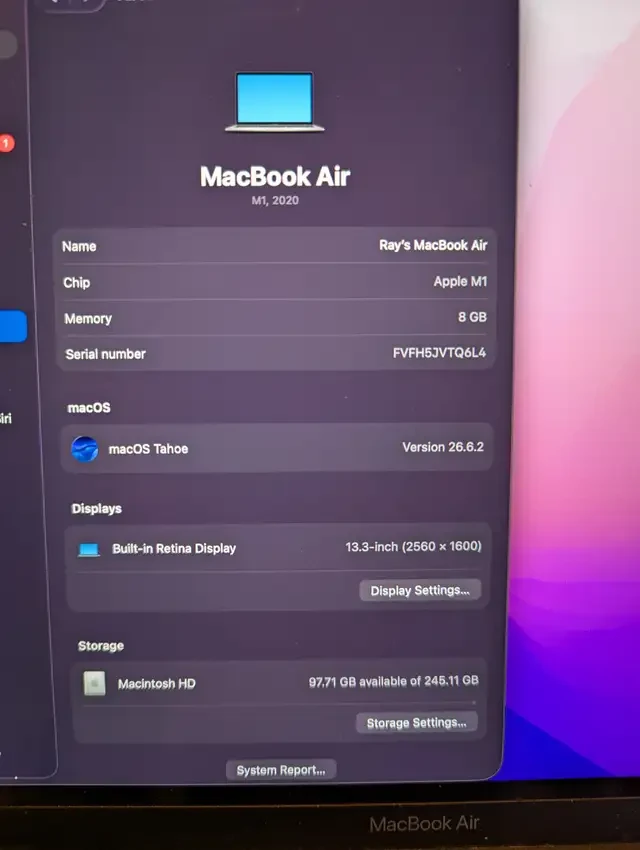 Apple MacBook Air M1 2020 - photo 5