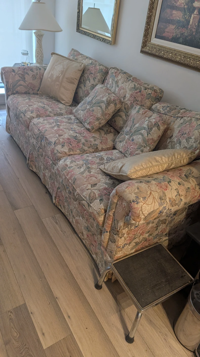 Floral pattern sofa