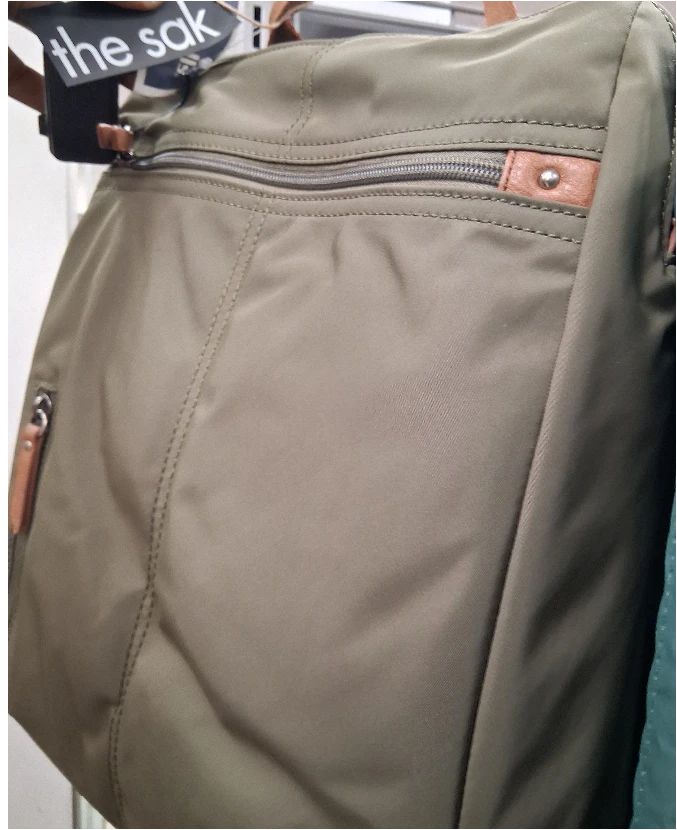 The Sak Olive Green Crossbody Bag