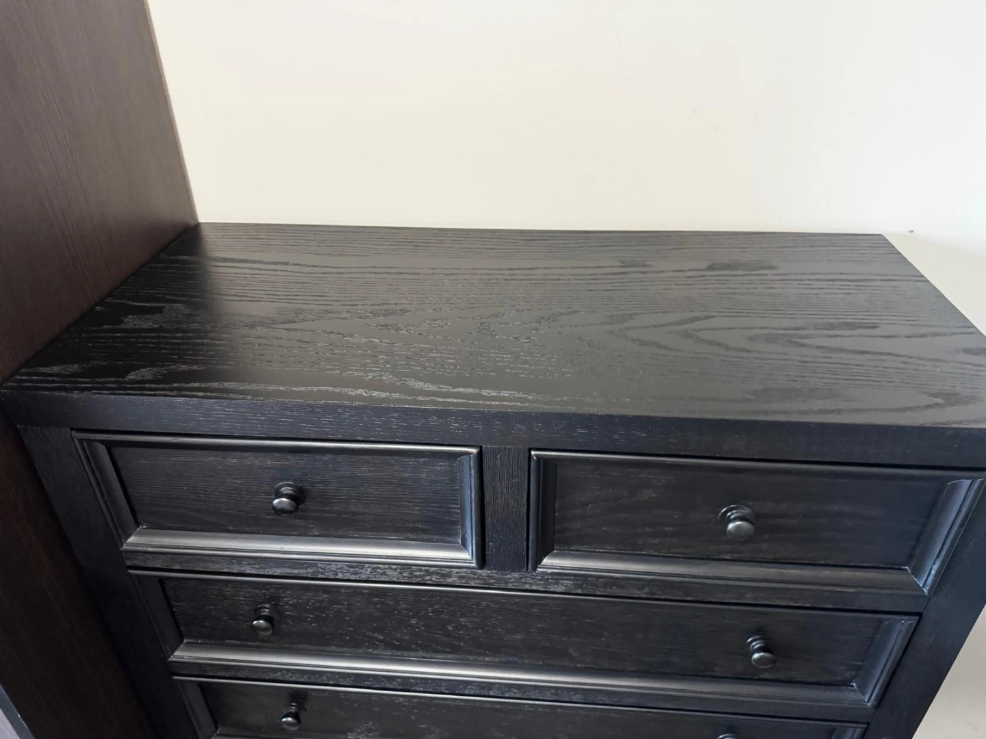 Black Dresser and Matching Nightstand - photo 3