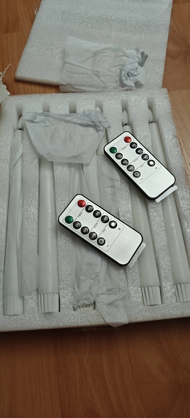 Afineth 6-Pack Flameless Taper LED Candles - photo 2